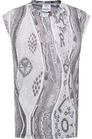Carlo Colucci Top, Herre, Grå, 2XL, Uld, Tops