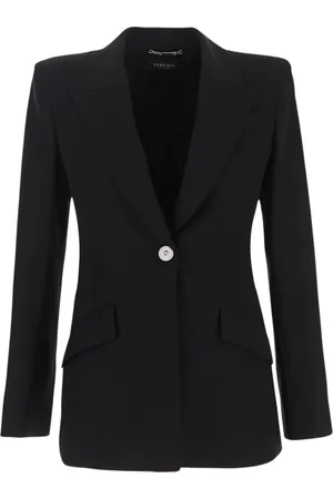 VERSACE Jakke, Dame, Sort, XS, Uld, Blazers