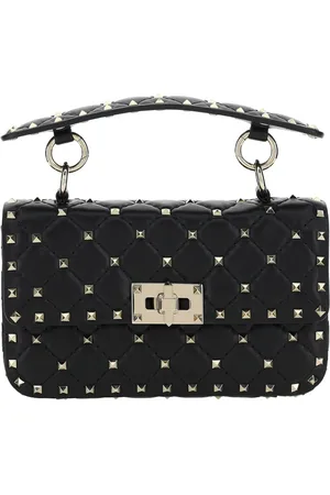 VALENTINO GARAVANI Taske, Dame, Sort, ONE SIZE, Uld, Small Rockstud Spike Nappa Leather Taske