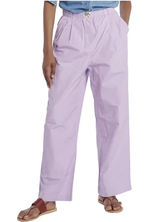 Bellerose Bukser, Dame, Lilla, XS, Bomuld, Straight Bukser
