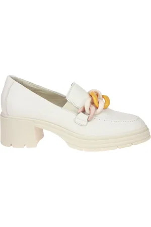 Dl Sko, Dame, Hvid, 41 EU, Læder, Loafers
