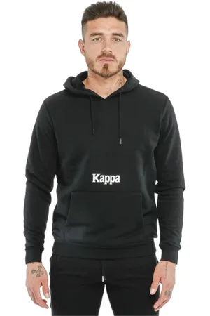 Kappa Sweathshirts & Hoodies, Herre, Sort, S, Bomuld, Hoodies