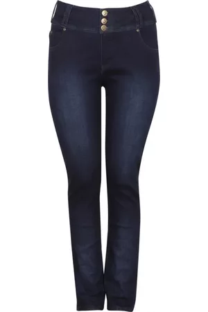 ADIA Jeans, Dame, Blå, 5XL, Denim, ADKaley - Dark denim
