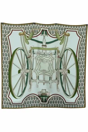 Hermès Pre-owned, Dame, Flerfarvet, ONE SIZE, Tyl, Pre-owned tørklæde