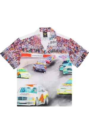 Huf Skjorte, Herre, Flerfarvet, M, Short Sleeve Bluser