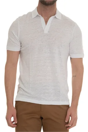 Gran Sasso Top, Herre, Hvid, 4XL, Short sleeve polo shirt