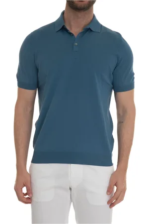 Gran Sasso Top, Herre, Blå, 3XL, Bomuld, Jersey polo shirt