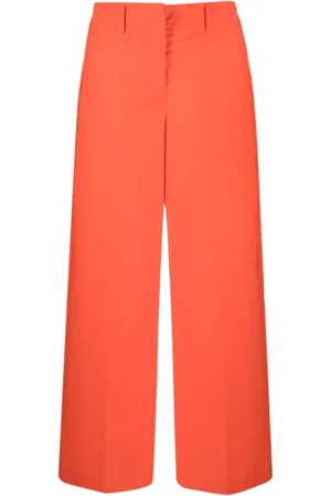 ERIKA CAVALLINI Bukser, Dame, , 2XS, Bomuld, Wide Bukser