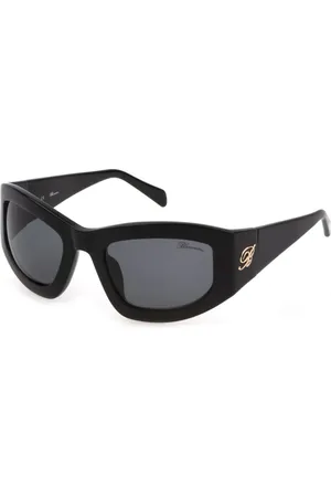 BLUMARINE Tilbehør, unisex, Sort, 56 MM, Uld, Solbriller
