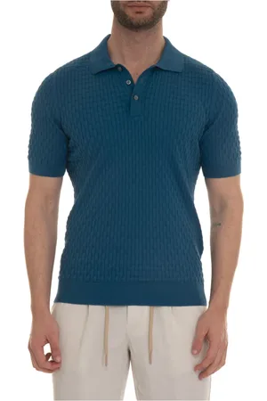 Gran Sasso Top, Herre, Blå, 3XL, Bomuld, Jersey polo shirt