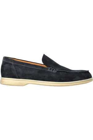 MILLE 885 Sko, Herre, Blå, 45 1/2 EU, Uld, Glasgow Loafers