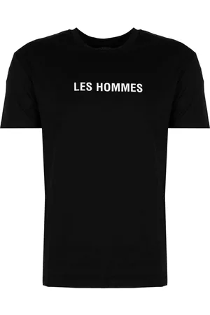 Les Hommes Top, Herre, Sort, M, Bomuld, T-shirts