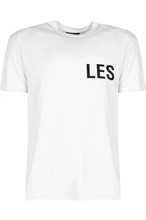 Les Hommes Top, Herre, Hvid, XL, Bomuld, T-shirts