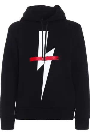 Neil Barrett Sweathshirts & Hoodies, Herre, Sort, XS, Bomuld, Hoodies