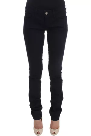Costume National Jeans, Dame, Sort, W26, Bomuld, Bomuldsblanding slanke fit jeans