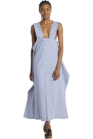 JEJIA Kjole, Dame, Blå, XS, Bomuld, Dresses