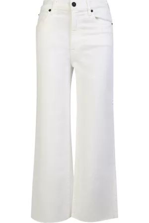 SLVRLAKE Jeans, Dame, Hvid, W26, Bomuld, Wide Jeans