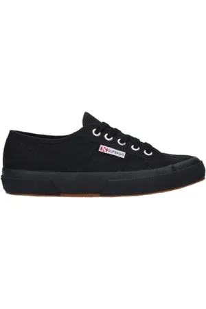 Superga Sko, Dame, Sort, 36 EU, Bomuld, Sneakers