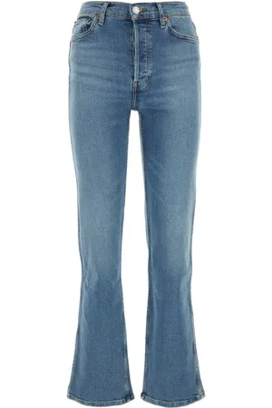 RE/DONE Jeans, Dame, Blå, W26, Uld, Flared Jeans