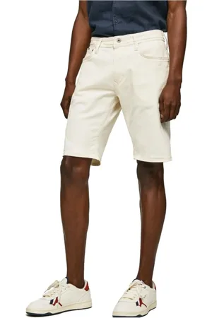 Pepe Jeans Shorts, Herre, Hvid, W36, Bomuld, Casual Shorts