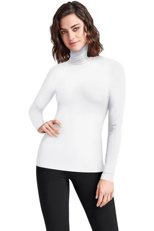 Wolford Strik, Dame, Hvid, S, Rullekraver