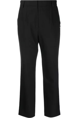 KRIZIA Bukser, Dame, Sort, 2XS, Uld, Chinos
