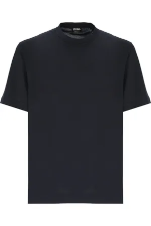Ermenegildo Zegna Top, Herre, Blå, S, Bomuld, T-shirts