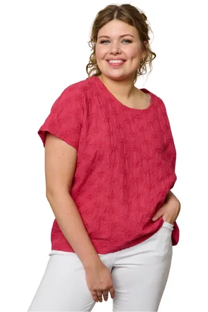 Pont Neuf Bluser & Skjorter, Dame, Lyserød, L, Tyl, PNBetyl blouse