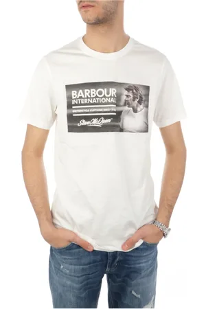 Barbour Top, Herre, Hvid, M, T-shirts