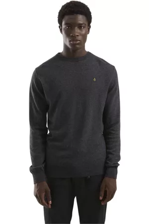 RefrigiWear Mænd Strik - Gray Wool Sweater