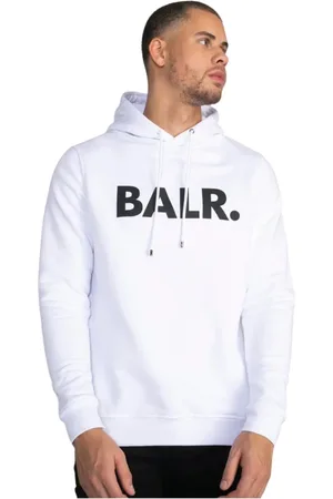 BALR. Sweathshirts & Hoodies, Herre, Hvid, S, Uld, Hoodies