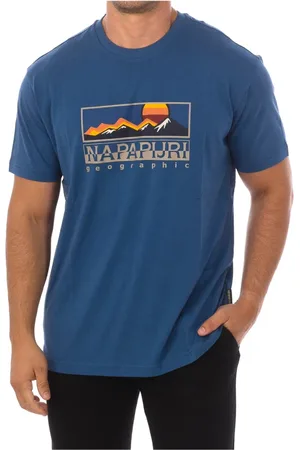 Napapijri Top, Herre, Blå, S, Bomuld, T-shirts