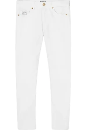 VERSACE Jeans, Dame, Hvid, W26, Denim, Skinny Jeans