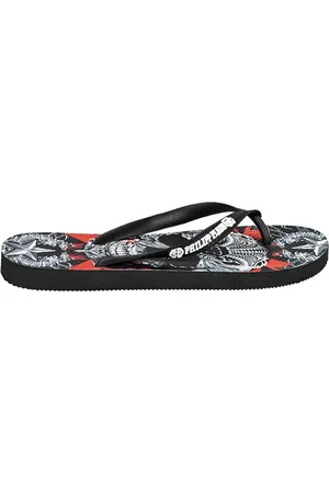 Philipp Plein Sko, Herre, Sort, 36 EU, Flip Flops