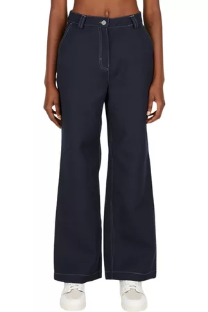 Soulland Jeans, Dame, Blå, S, Bomuld, Bukser