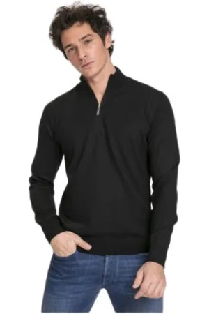 Gran Sasso Sweathshirts & Hoodies, Herre, Sort, 5XL, Uld, Knitwear