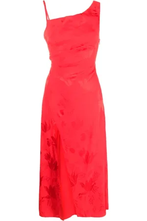 For Love & Lemons Kjole, Dame, Rød, 2XS, Bomuld, Midi Dresses