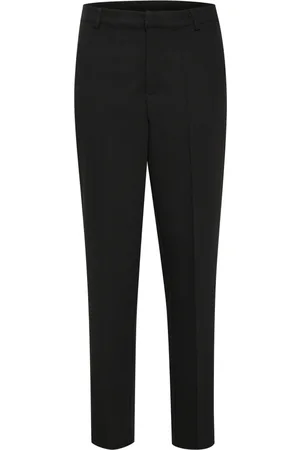 Kaffe Bukser, Dame, Sort, M, Polyester, Kasakura Zipper Pants Pants Deep