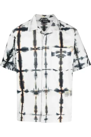 Nahmias Skjorte, Herre, Grøn, L, Bomuld, Short Sleeve Bluser