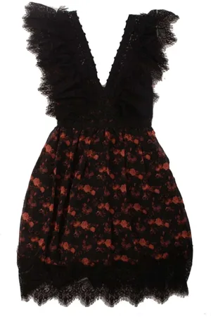CHARO RUIZ IBIZA Kjole, Dame, Sort, XS, Bomuld, Dresses