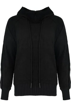 XAGON MAN Sweathshirts & Hoodies, Herre, Sort, XL, Uld, Sweatshirts