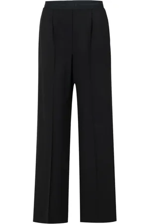 Msgm Bukser, Dame, Sort, S, Uld, Straight Bukser