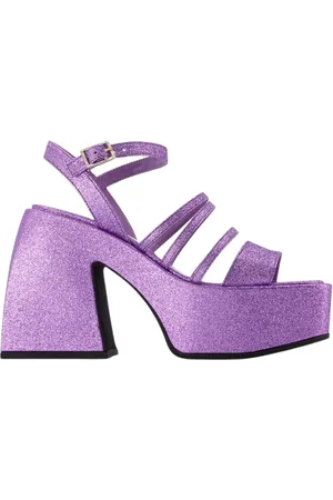 NODALETO Sko, Dame, Lilla, 36 EU, Læder, Højhælede sandaler