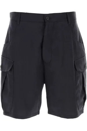 Giorgio Armani Shorts, Herre, Blå, 3XL, Uld, Casual Shorts