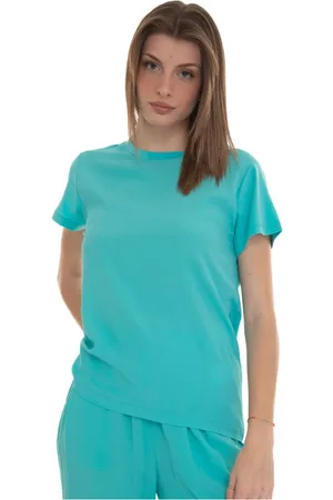 SEVENTY BY SERGIO TEGON Top, Dame, Blå, S, Bomuld, T-shirt