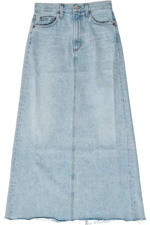 AGOLDE Nederdel, Dame, Blå, W25, Denim, Denim Skirts