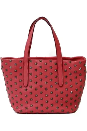 Jimmy Choo Pre-owned, Dame, Lyserød, ONE SIZE, Læder, Pre-owned læder håndtasker