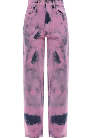 DARKPARK Bukser, Herre, Lyserød, W33, Bomuld, Straight Jeans
