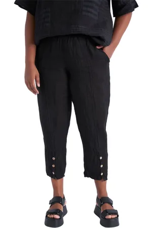 Pont Neuf Bukser, Dame, Sort, 3XL, Tyl, PNBonni