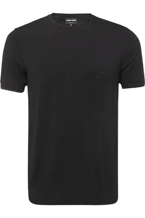 Giorgio Armani Top, Herre, Sort, 3XL, T-shirts